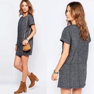 Free People Charcoal Gray Dress